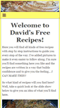 Mobile Screenshot of davidsfreerecipes.com